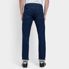 Men's Slim Fit Jeans, मध्यम नीला, small image number null