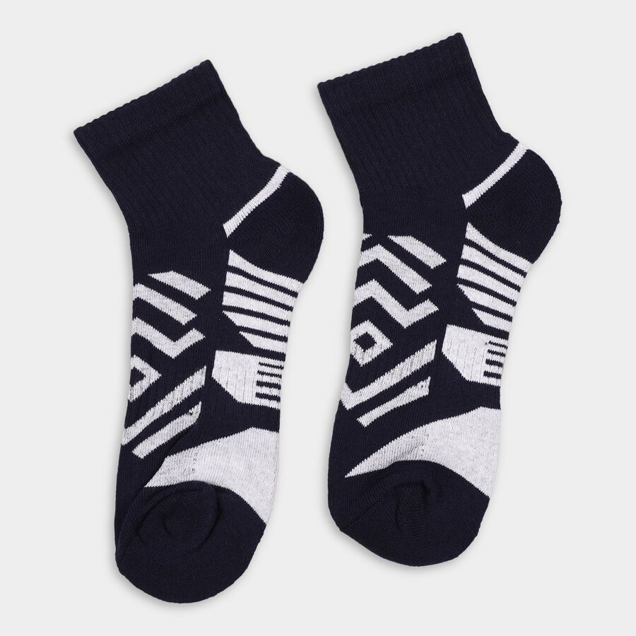 Men's Socks (Pack of 2), Mid Blue, large