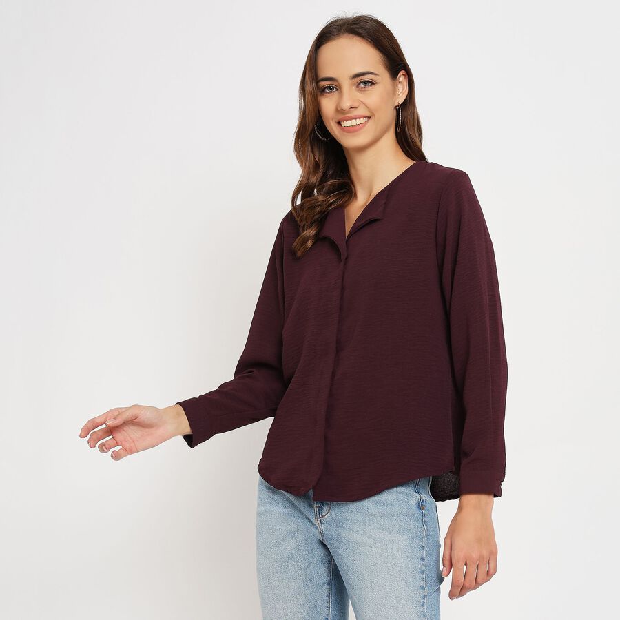 Ladies' Shirt , Wine, large image number null