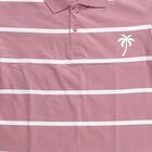 Boys Bright Rose Pink Cotton Crew Neck Streetwear T-Shirt, गुलाबी, small