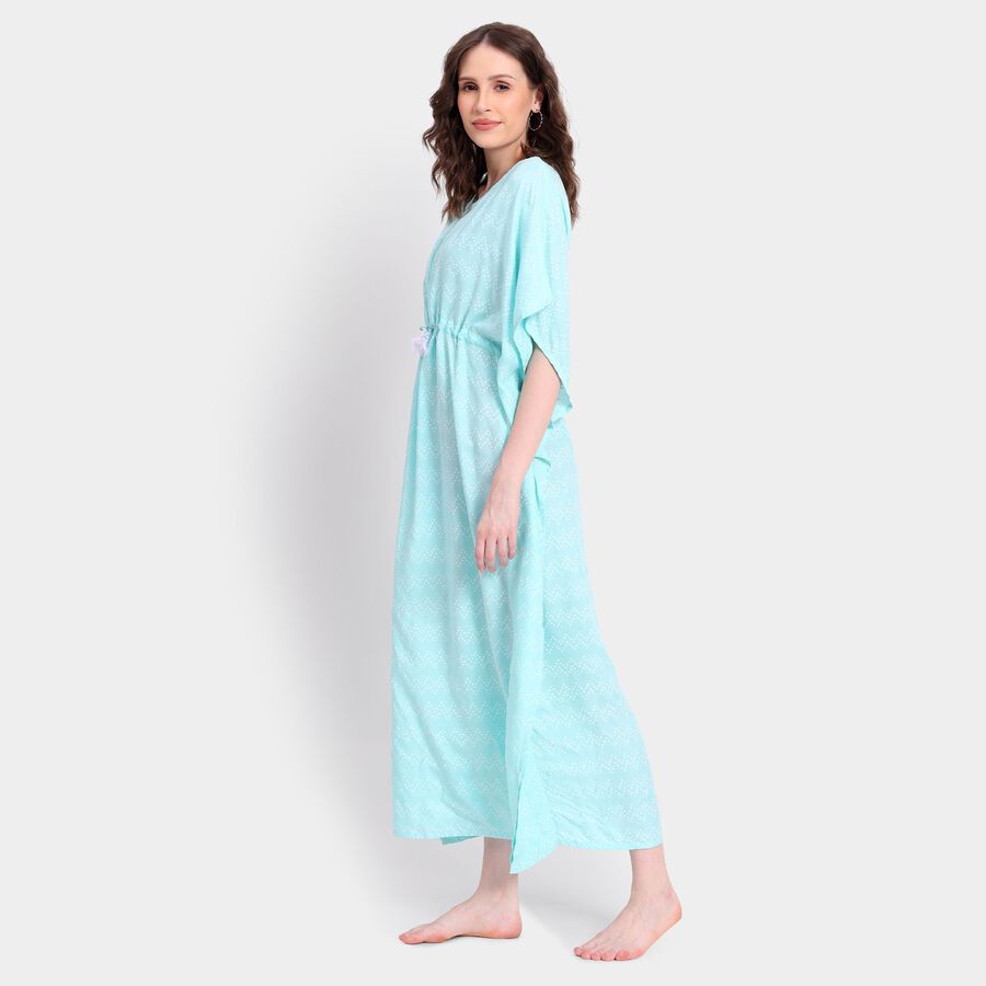 Ladies' Nighty, हल्का हरा, large image number null