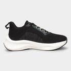 Men's Jet Black Lace-Up Sports Shoes, Black, small image number null