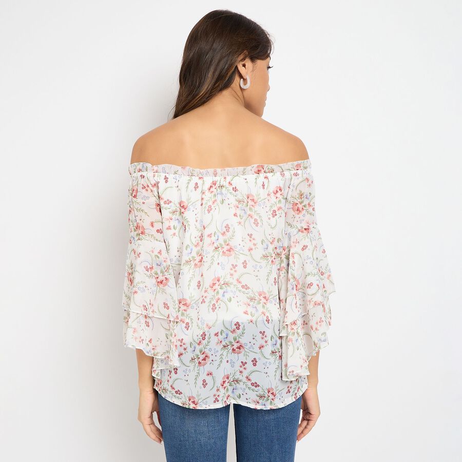 Ladies' Top, ऑफ व्हाइट, large image number null