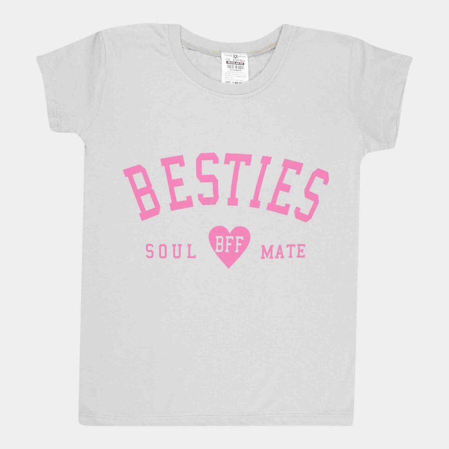 Printed T-Shirt, Light Grey, large image number null