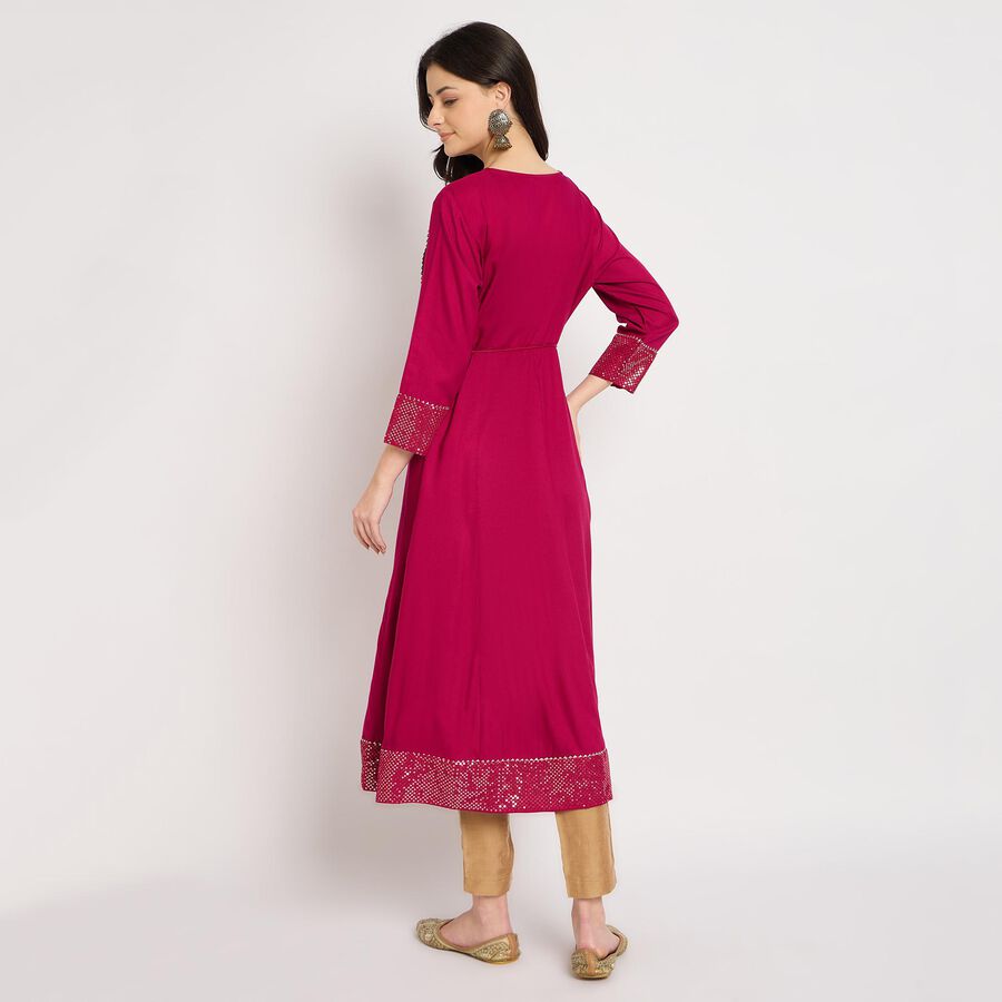 Ladies' Kurta , Fuchsia, large image number null