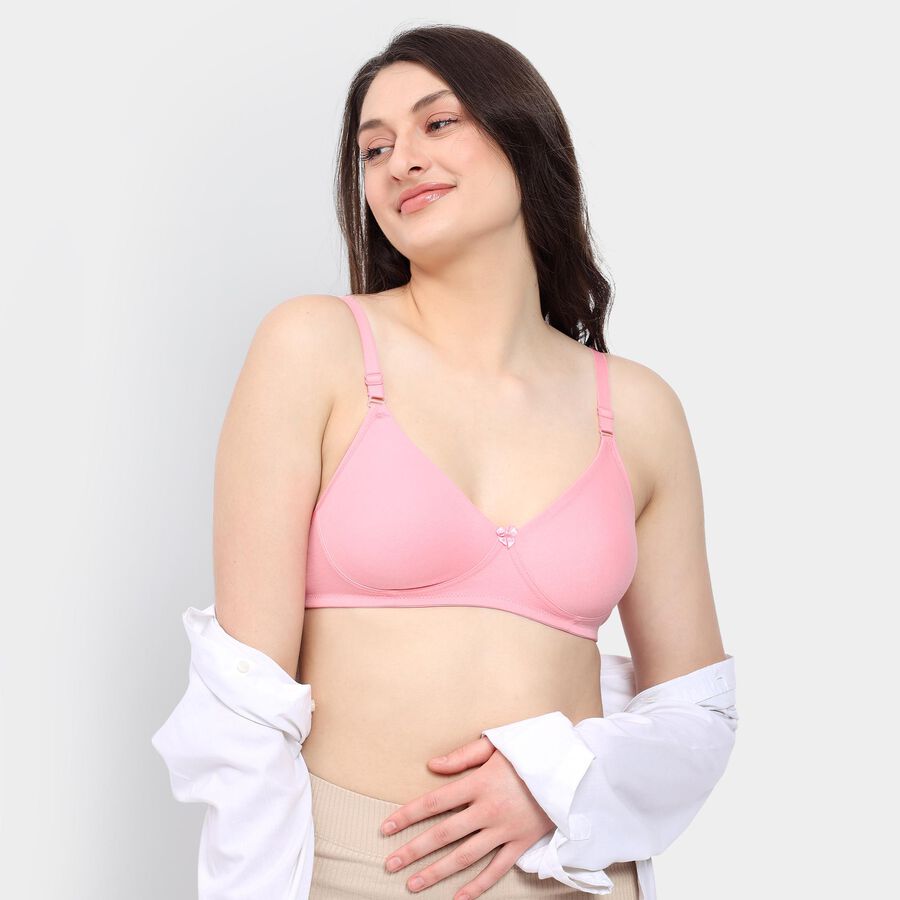 Ladies' Bra , Light Pink, large image number null
