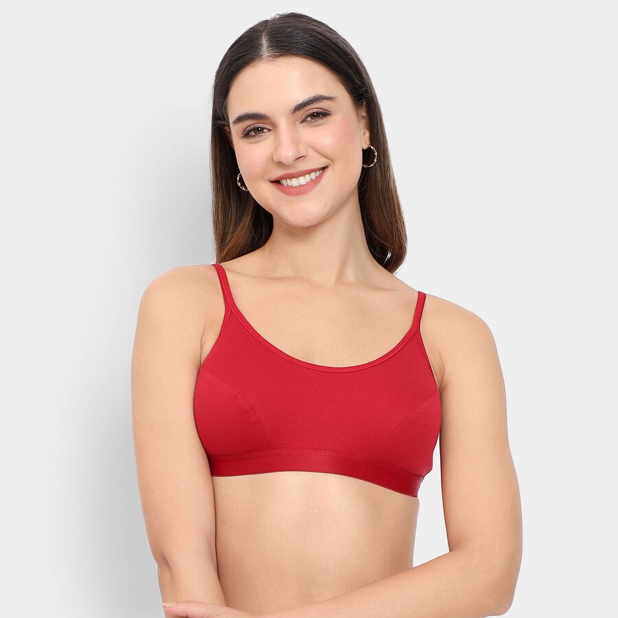 Ladies' Bra , मरून, large image number null