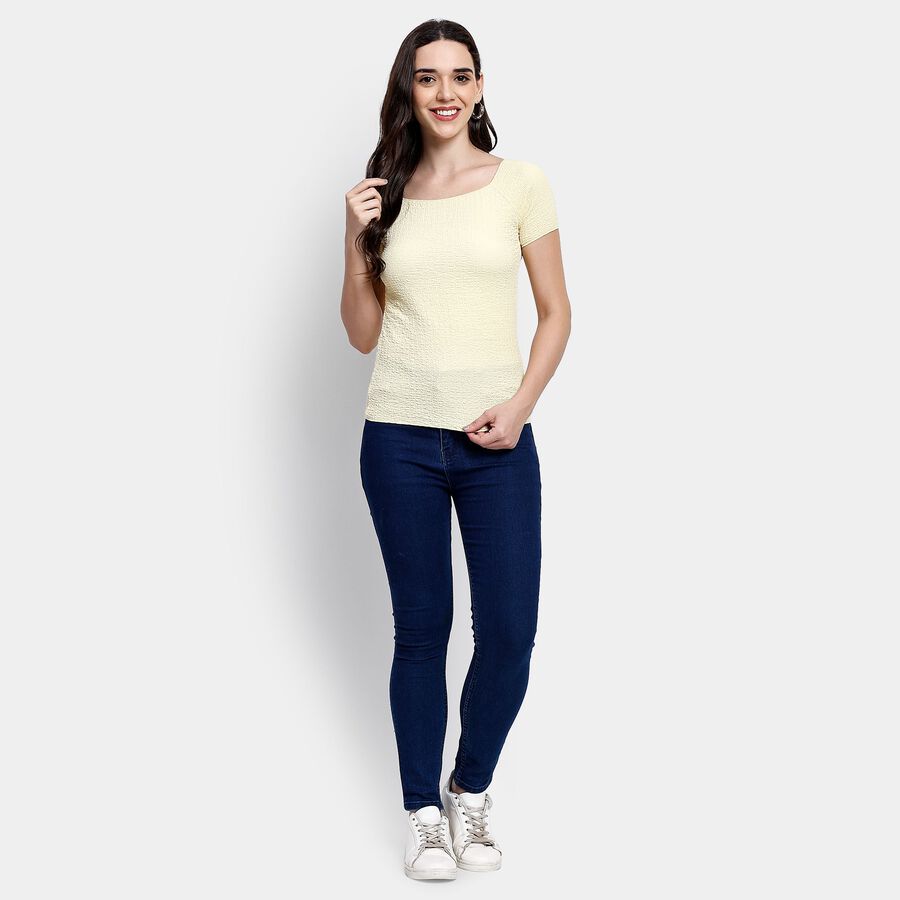 Ladies' Top, पीला, large image number null