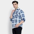 Men's 100% Cotton Casual Shirt , Light Blue, small image number null