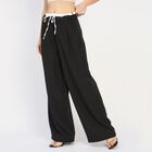 Ladies' Trousers, काला, small