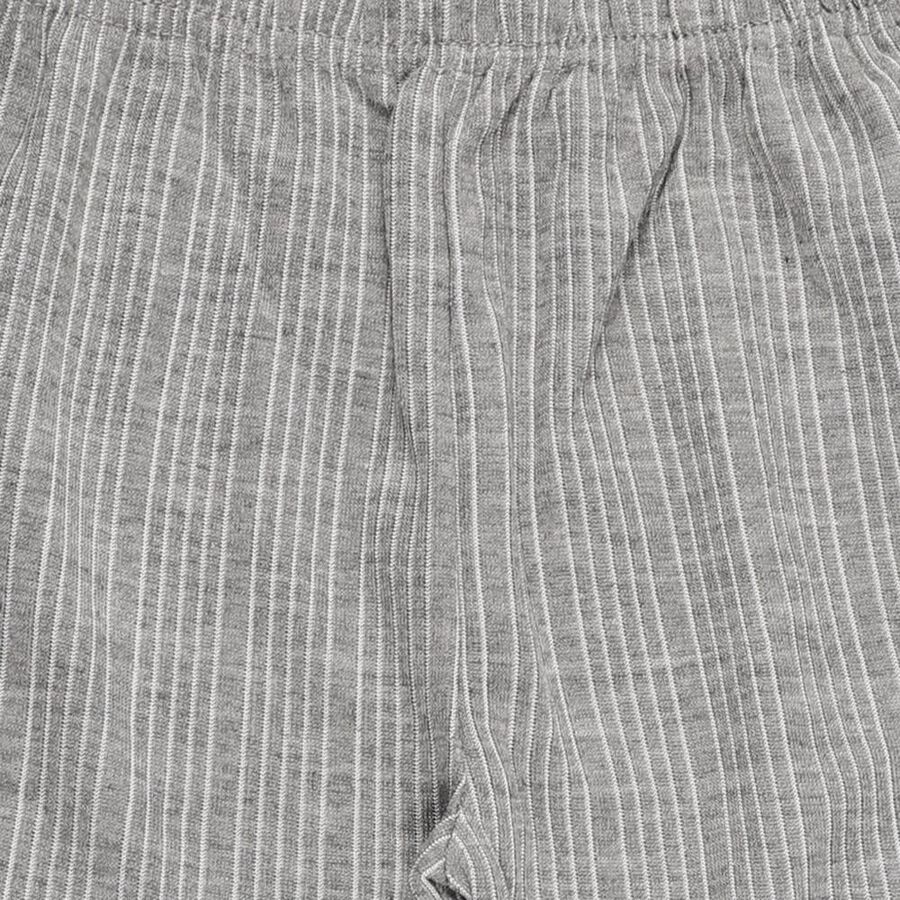 Girls Muted Charcoal Grey Thermal Lower, Melange Mid Grey, large image number null