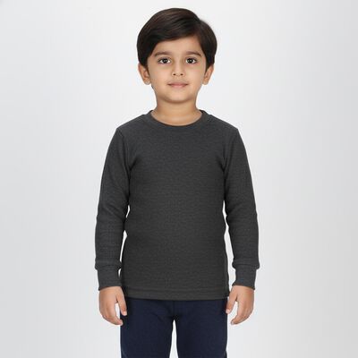 Boys Dark Grey Classic Thermal