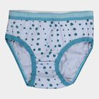 Girls Cotton Printed Panty, Light Blue, small image number null