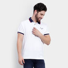 Solid Polo Shirt, सफ़ेद, small image number null