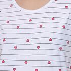 Ladies' 100% Cotton Nighty , White, small image number null