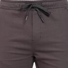 Men's Slim Fit Casual Trousers, Dark Grey, small image number null