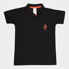 Boys Solid T-Shirt, Black, small image number null