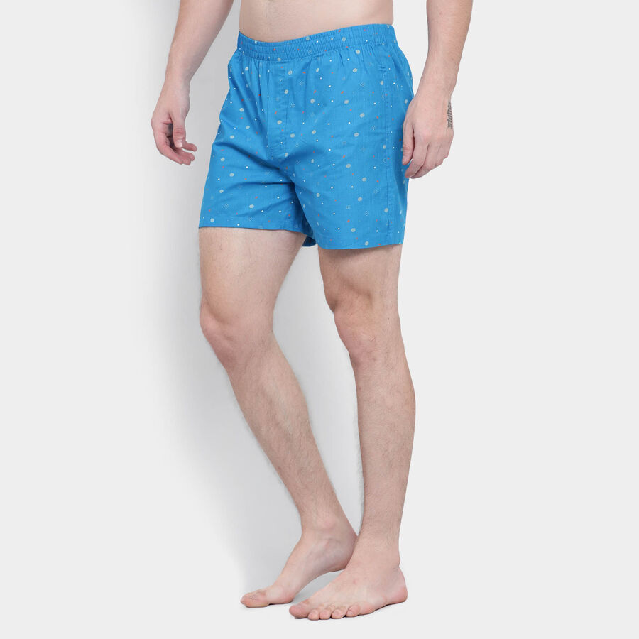 Cotton Boxers, Dark Blue, large image number null