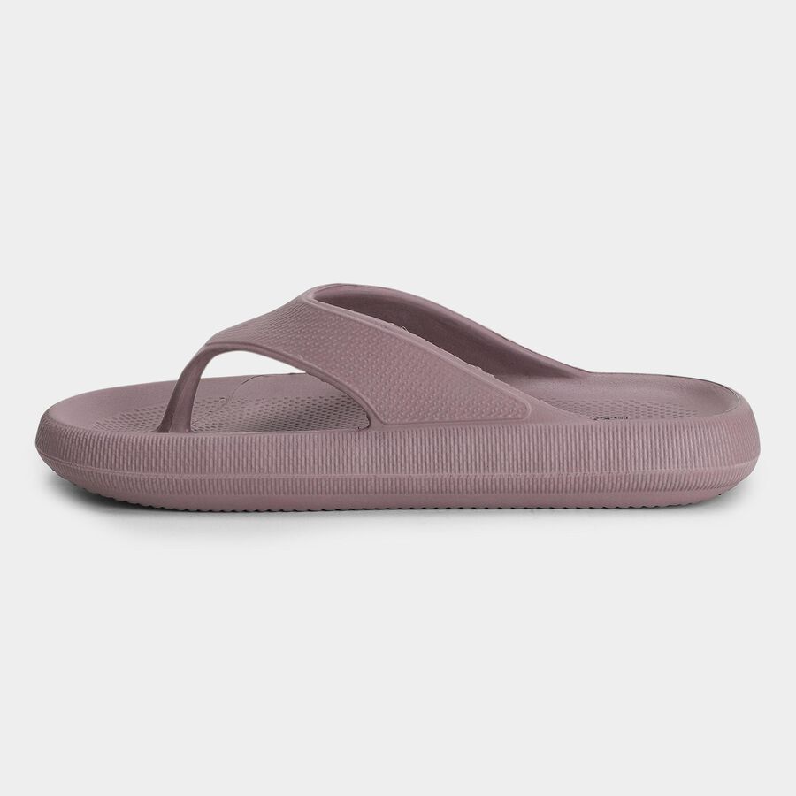 Women's Pink Slip-On Flip-Flops, गुलाबी, large