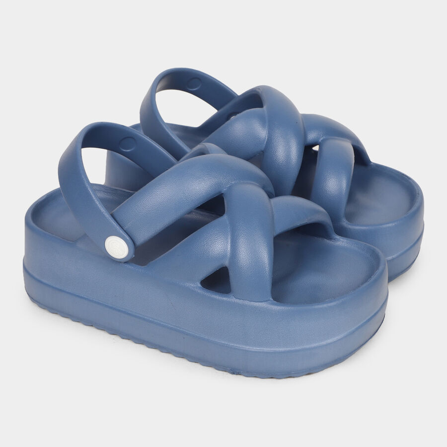 Ladies' Slippers, नीला, large image number null