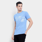 Round Neck T- Shirt, हल्का नीला, small image number null