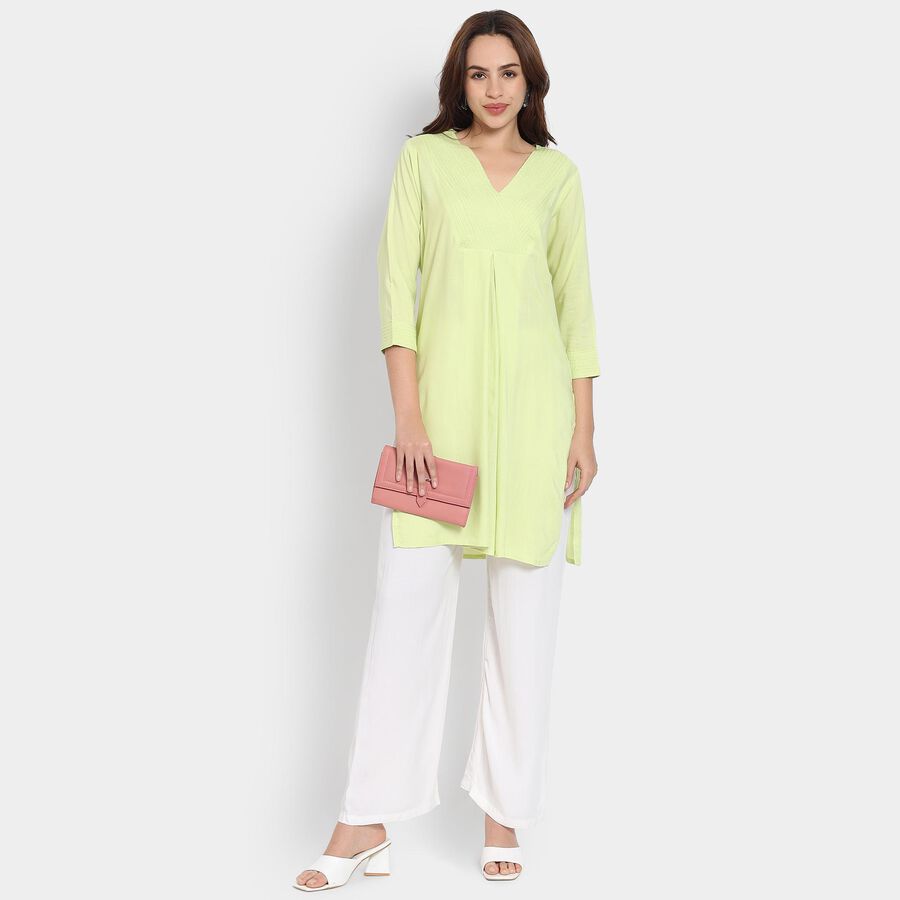 Ladies' Kurta, Light Green, large image number null