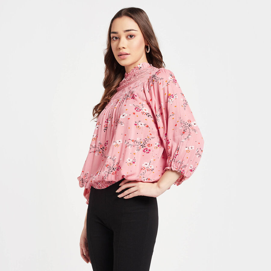 All Over Print Top, Peach, large image number null