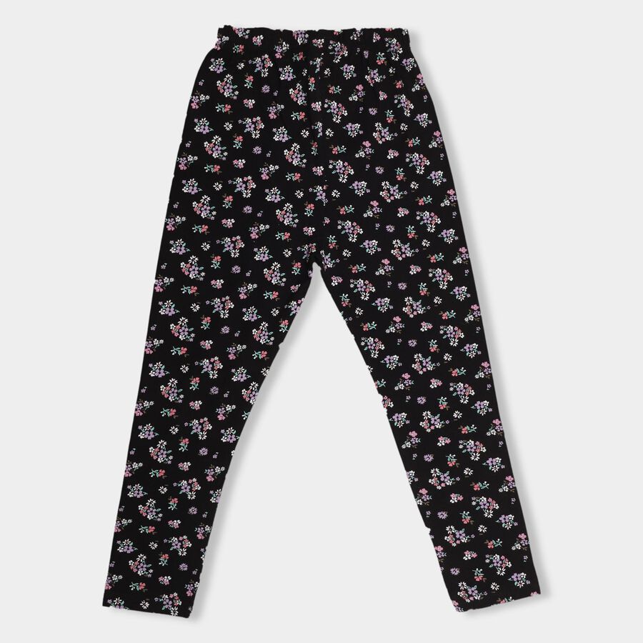 Girls' Legging , काला, large image number null