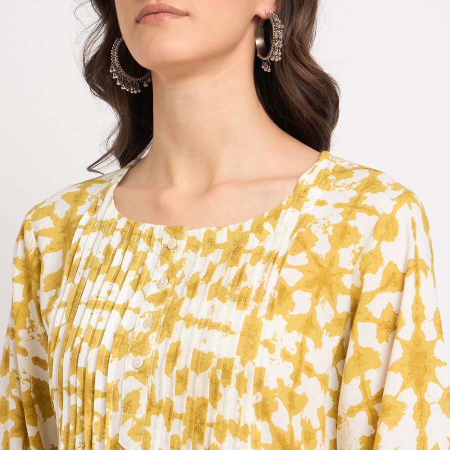 Ladies' Kurta, Mustard, large image number null