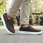 Men's-Casual Shoes, भूरा, small