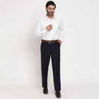 Checks Formal Shirt, White, small image number null