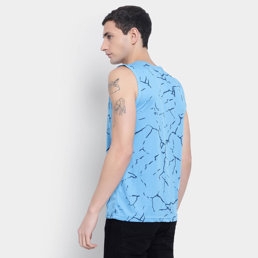 All Over Print Sleeveless T-Shirt, Light Blue, large image number null