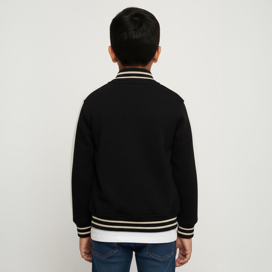 Boys' Sweatshirt, काला, large image number null