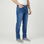 Men's Blue Slim Fit Jeans, Mid Blue, small