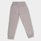 Boys Light Taupe Regular Fit Jogger Trousers, Light Grey, small
