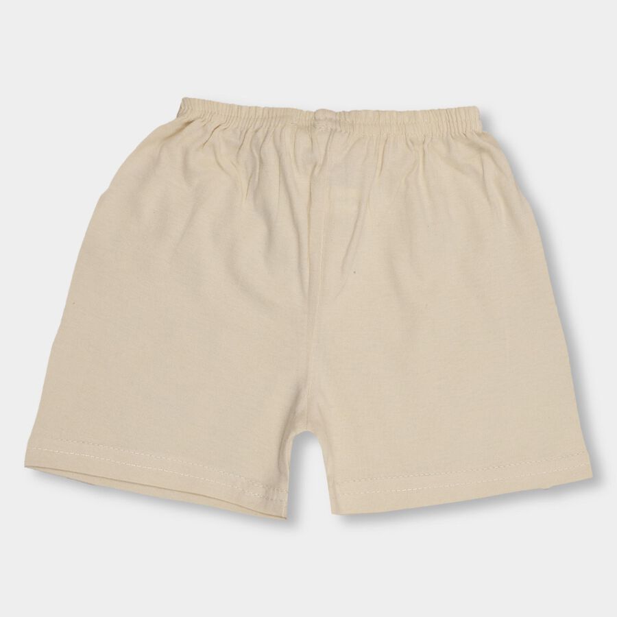 Infants' 100% Cotton Half Pant, गहरा पीला, large image number null
