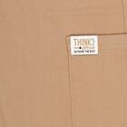 Boys' Camel Brown Regular Fit Jogger Trousers, खाकी, small image number null