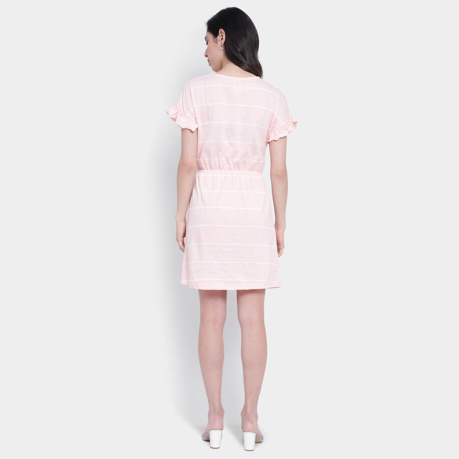 Stripes Dress, Light Pink, large image number null