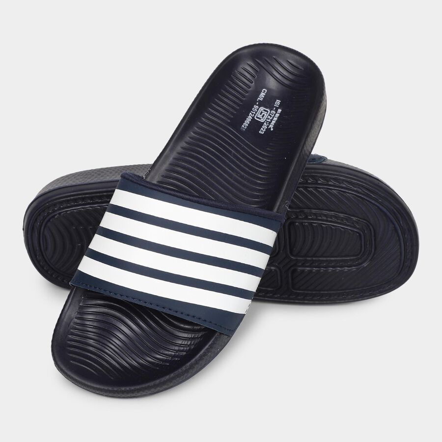 Men's Slipper, Blue, large image number null