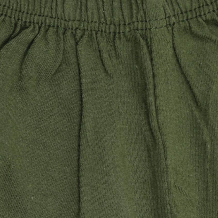 Infant Boys' 100% Cotton Baba Suit , Olive, large image number null