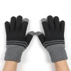 Men's Gloves, चारकोल, small