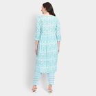 Ladies' Ethnic Set , हल्का नीला, small image number null