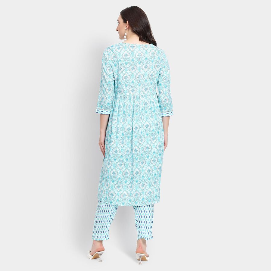 Ladies' Ethnic Set , हल्का नीला, large image number null