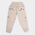 Boy's 100% Cotton Trousers , Off White, small image number null