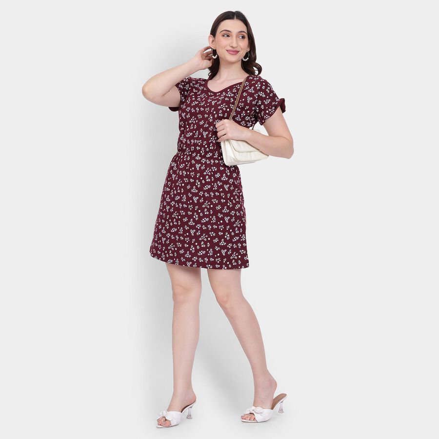 Ladies' Dress , Wine, large image number null