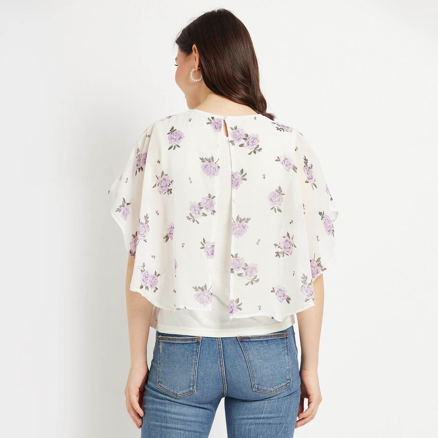 All Over Print Top, White, large image number null