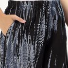 Women's Black Printed Wide-Leg Palazzos, काला, small image number null