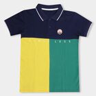 Boys' 100% Cotton Half Sleeves T-Shirt , Navy Blue, small image number null