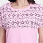Ladies' Round Neck T-Shirt, Pink, small image number null