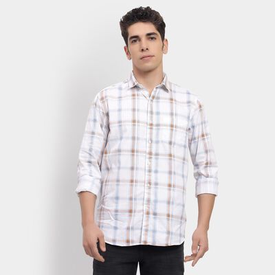 Men's 100% Cotton Casual Shirt 